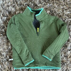 J. Crew Reversible 1/4 Zip Quilted Pullover